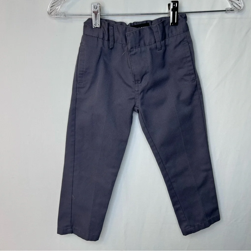 Educated The Smart Choice Gray Boys Kids Toddlers Charcoal Pants Size 4T